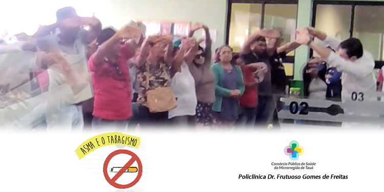 Acolhimento na Policlínica sobre Asma, Fisioterapia Respiratória e Tabagismo logo